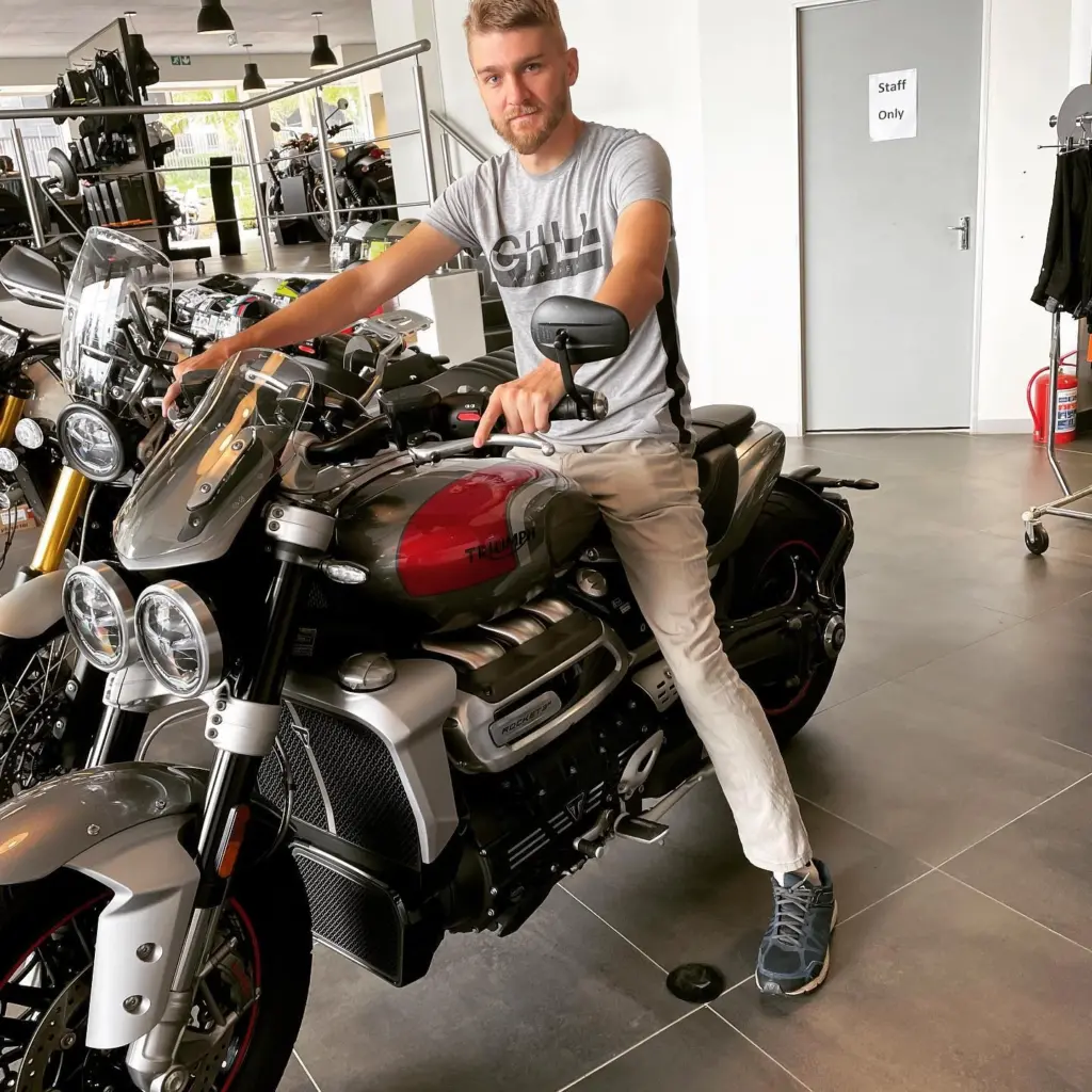 Photo by Jean Claude Murphy: Test riding this baby at Triumph South Africa this coming weekend!