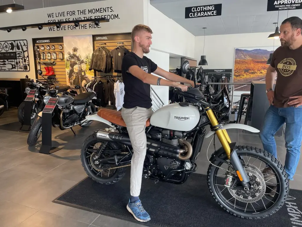 Photo by Jean Claude Murphy: Thanks Triumph South Africa for the awesome demo day at Triumph in Sandton.