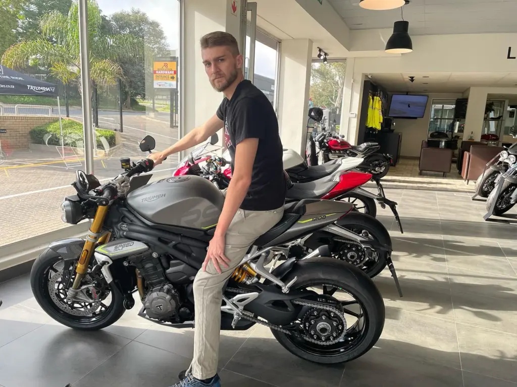Photo by Jean Claude Murphy: Thanks Triumph South Africa for the awesome demo day at Triumph in Sandton.