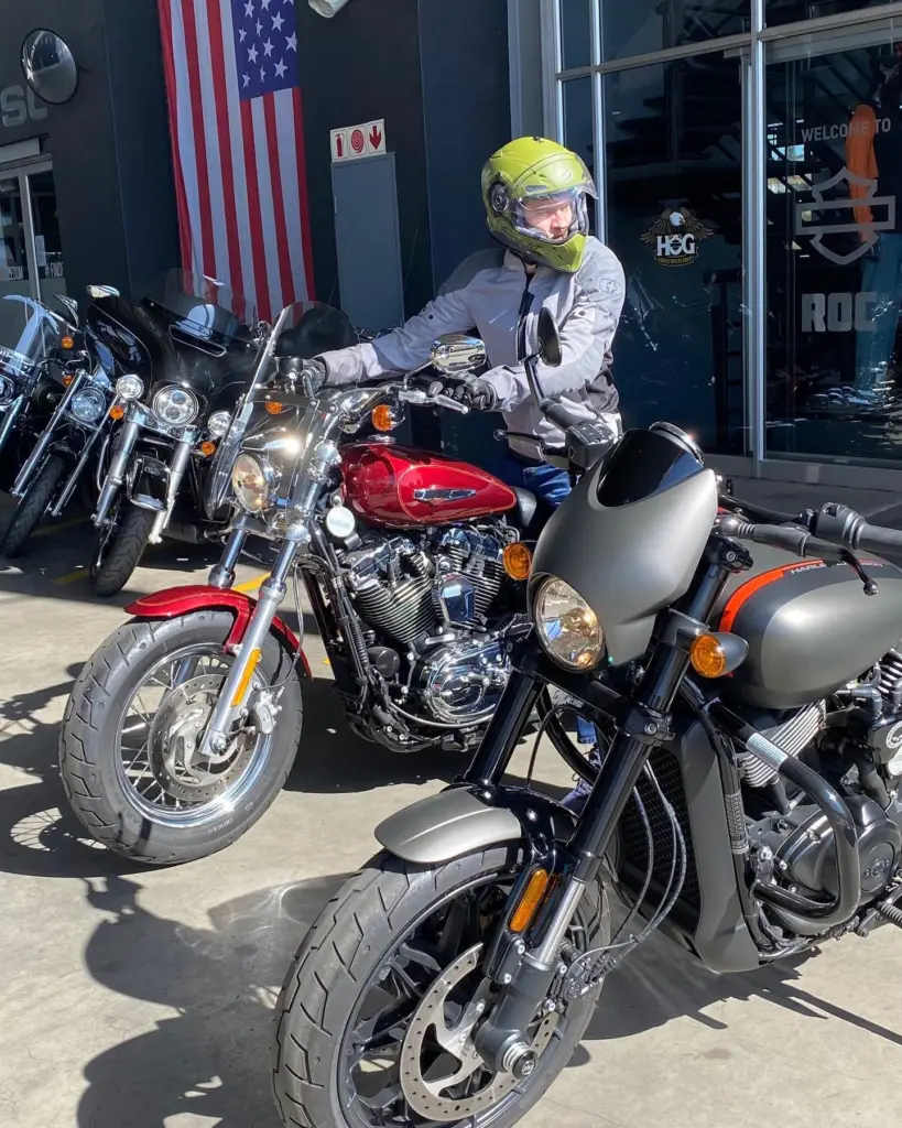 Photo by Jean Claude Murphy: Riding a Harley is like riding on a slow pony - you feel every…