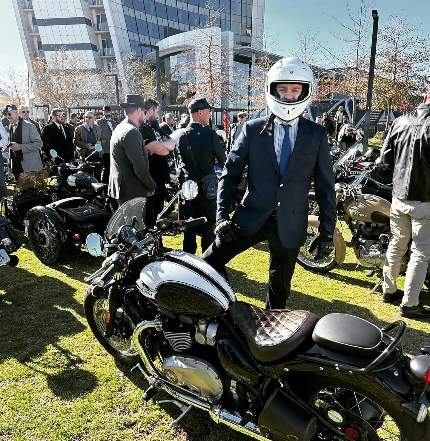 Photo by Jean Claude Murphy: Had an incredible time at the 2023 Distinguished Gentleman's Ride, showing my support for…