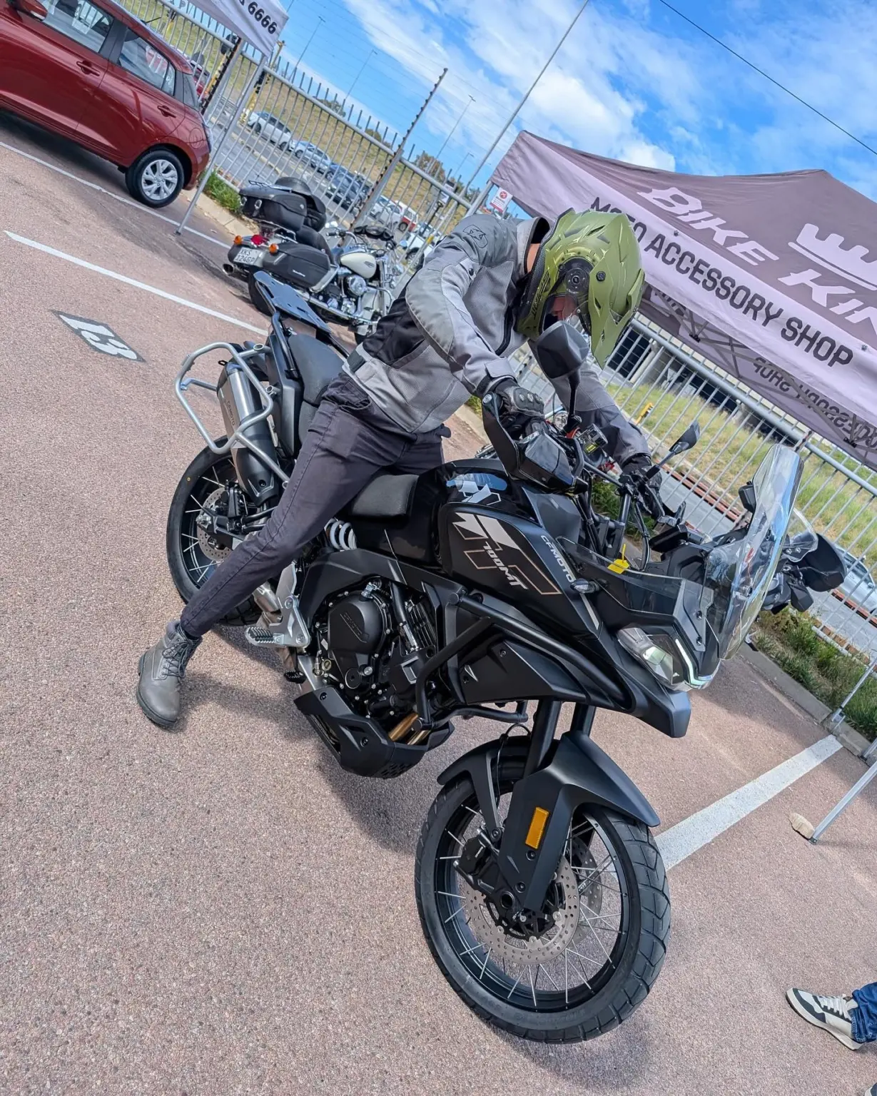 Photo by Jean Claude Murphy: First Ride on the New CFMOTO 700MT!