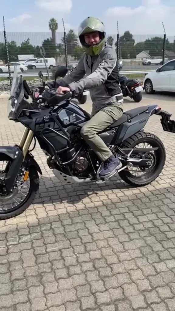 Photo by Jean Claude Murphy: Riding a Yamaha T7 just makes you feel good.