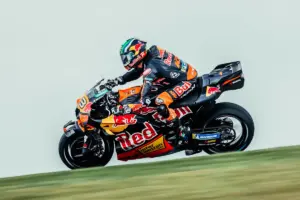 Brad Binder riding the Red Bull KTM RC16 at Phillip Island in the 2026 Australian MotoGP