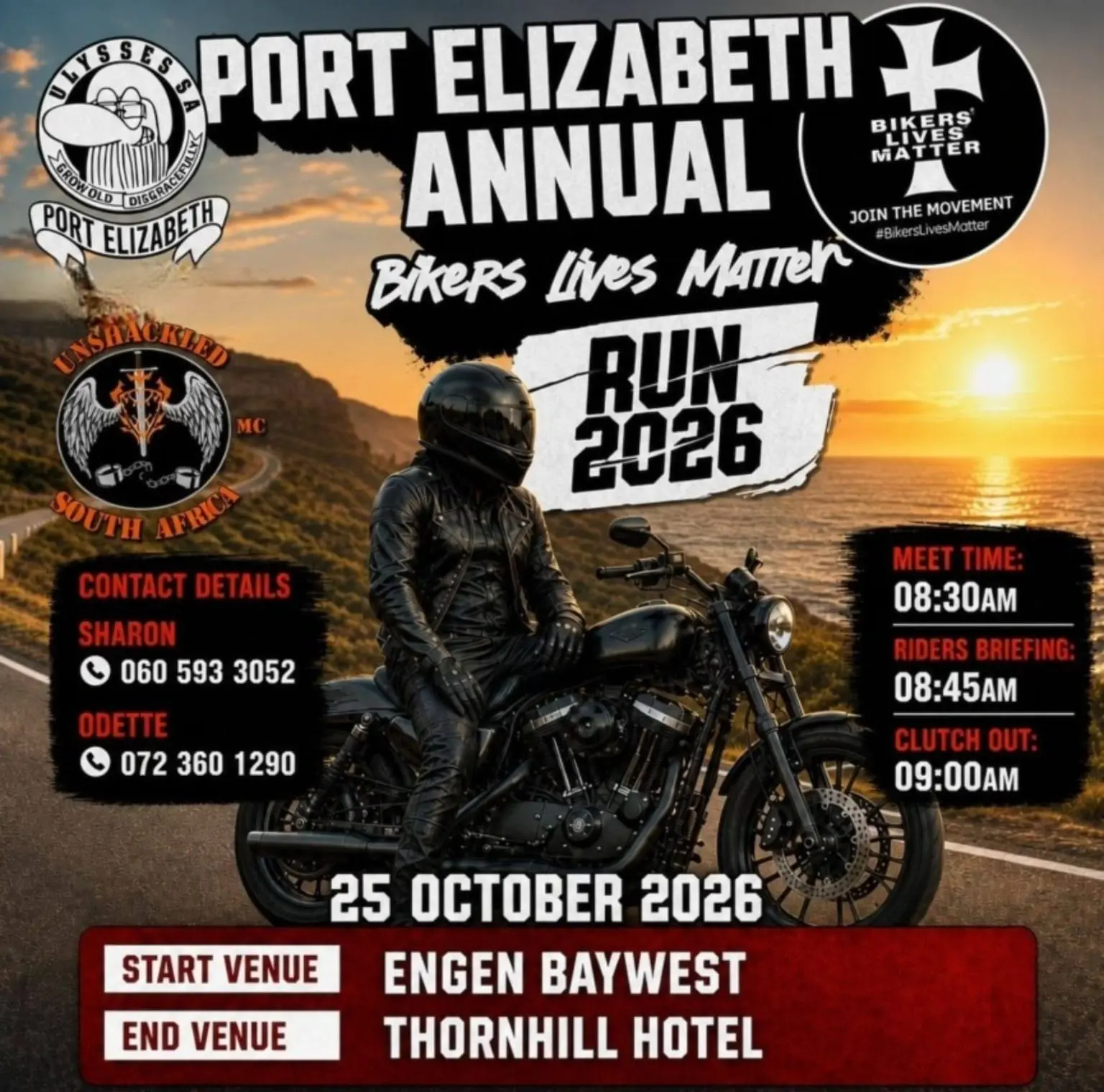 Photo by Ulysses PE: Bikers Lives Matter Run, Port Elizabeth