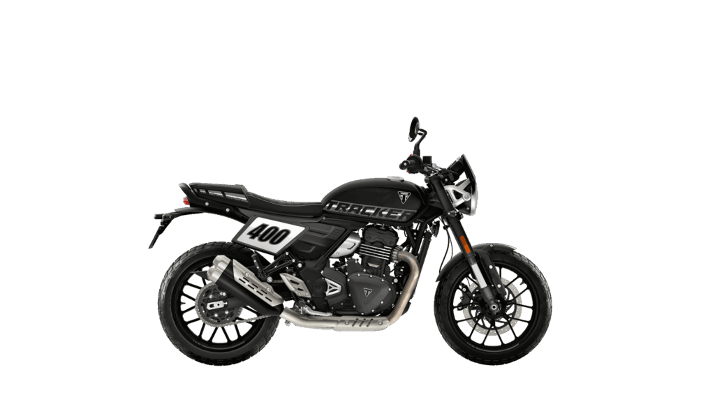 Triumph Tracker 400 in Phantom Black