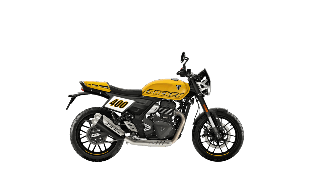 Triumph Tracker 400 in Racing Yellow